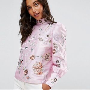 ASOS Premium Embroidered Top